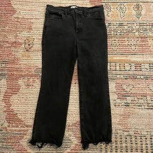 Madewell Cali demi boot black jeans